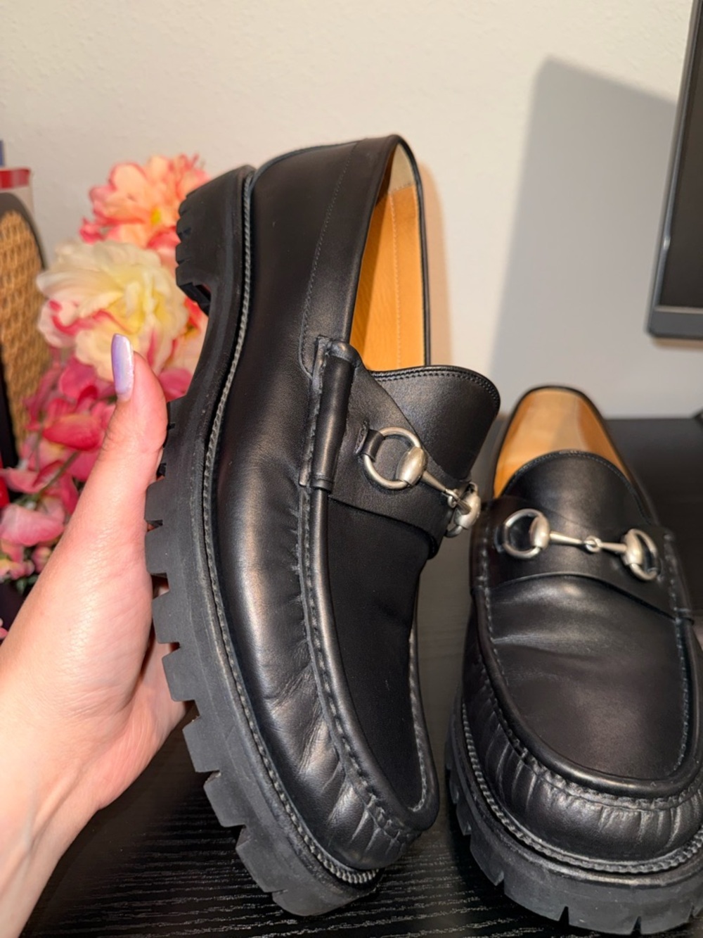 Gucci Men’s Black Leather Horsebit Loafers Size 8 US | Authentic | Made in Italy - Picture 12 of 16
